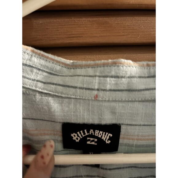 Billabong Mens All Day Jacquard Short Sleeve Button Up X-Large Easter - Picture 5 of 7